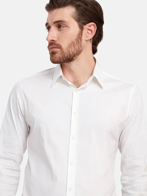 Theory Men's Sylvain Shirt - White Size M
