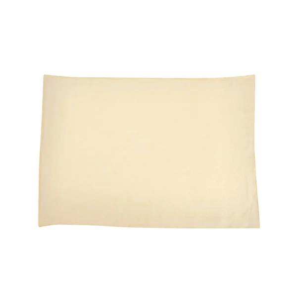 Saro Fringed Stone Washed Placemat (Set of 4), Yellow