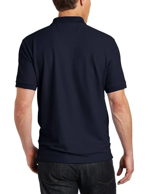 Nautica Men's Short-Sleeve Solid Deck Polo Shirt Red - Small