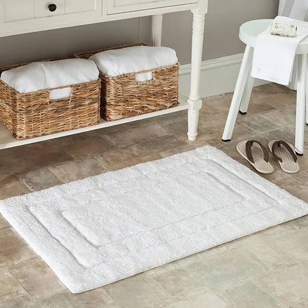 Safavieh Pmb629b Plush Master Bath Rug - Set of 2, White