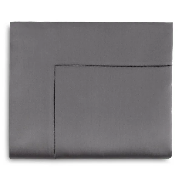 Sferra Giotto Flat Sheet - Ice, King, Cotton