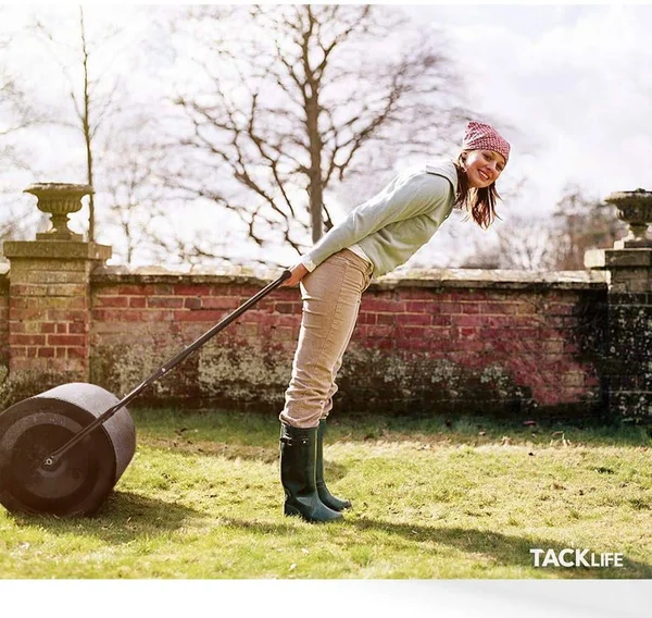 Tacklife Lawn Roller - Tow Behind Water Filled Roller Push 16 by 20-inch Hr60l