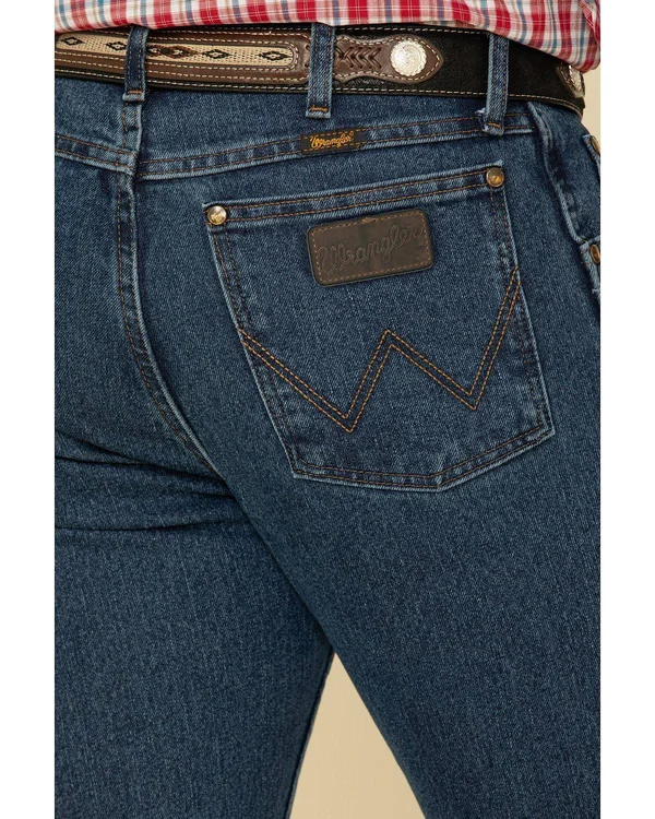 Wrangler Men's Premium Performance Advanced Comfort Mid Stone Jeans