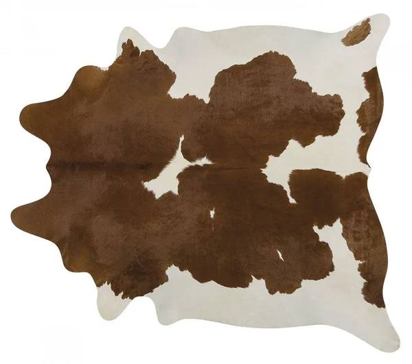 Pergamino Brown and White Cowhide Rug Large (brown/white)