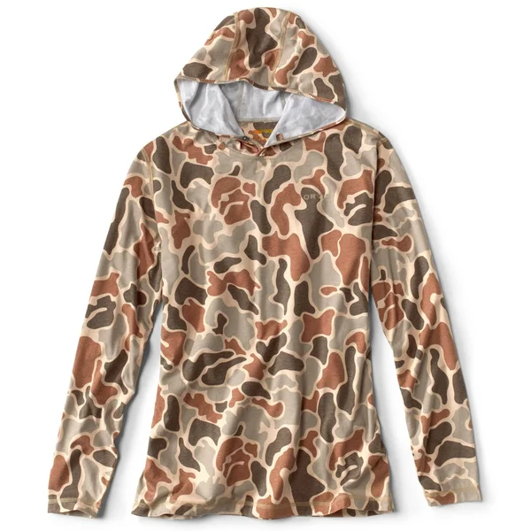 Orvis Men's Drirelease Printed Hunting Hoodie - Brown Camo XL