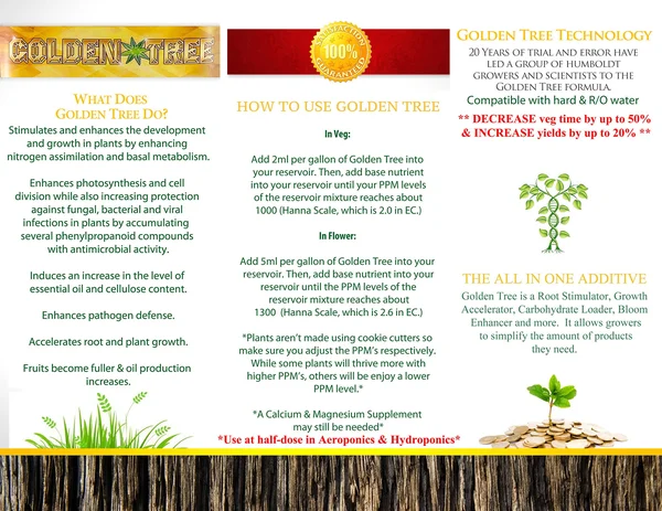 Best Plant Food for Plants and Trees: Humboldts Secret Golden Tree, Explosive Growth, Yield Increaser, Dying Plant Rescu