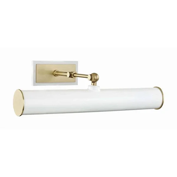 Mitzi Holly 1 Light Picture Light - Aged Brass/White HL263201