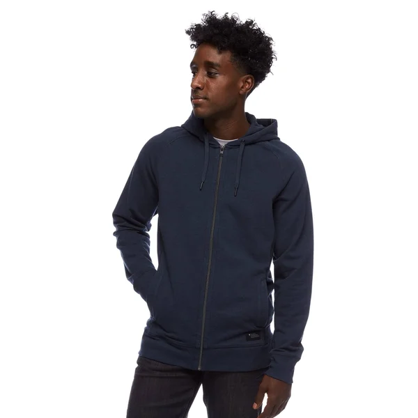 Black Diamond Basis Full Zip Hoody - Men's Eclipse Heather - M