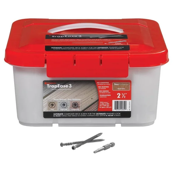 FastenMaster TrapEase 3 Ultimate Composite Deck Screw