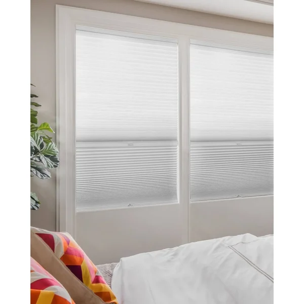Chicology Day N& Night Cordless Cellular Shades, Cotton - 61x22 x 48x22
