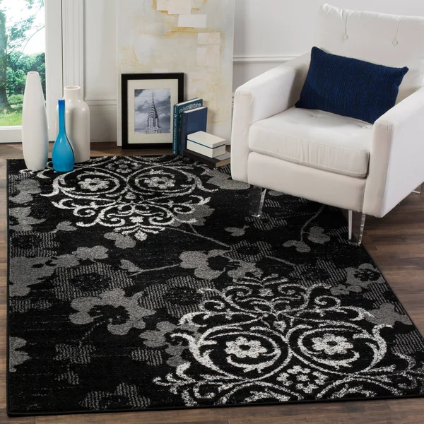 Safavieh Adirondack Black/Silver 4 ft. x 6 ft. Area Rug