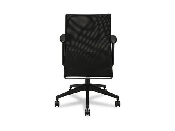 BASYX Vl702 Series High-Back Swivel/tilt Work Chair, Black Mesh
