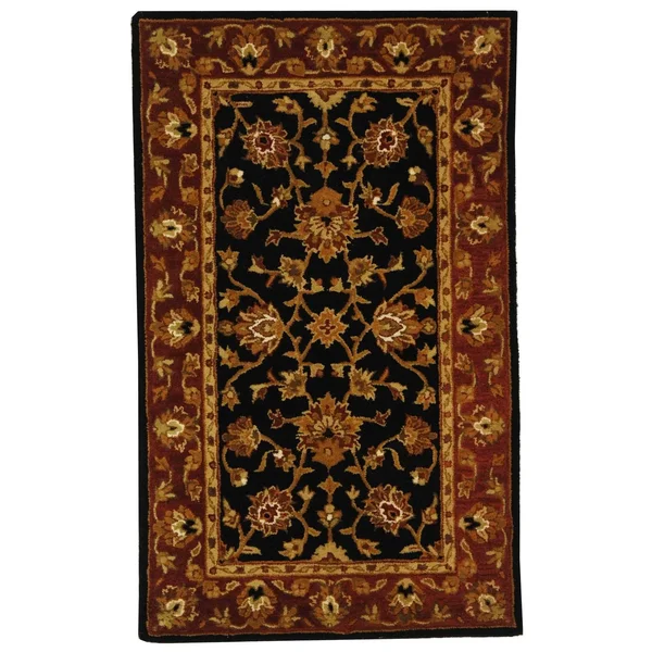 Safavieh Heritage HG112A 4&6x22 x 6&6x22 Black - Red Rug