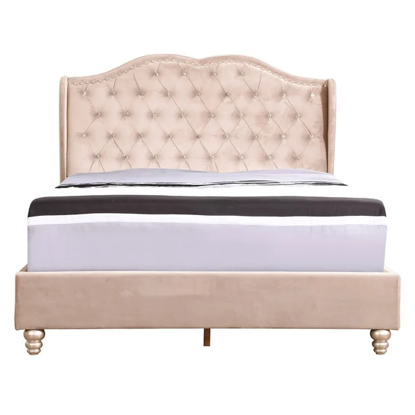 Glory Furniture Joy G1932-fb-up Full Upholstered Bed, Cherry