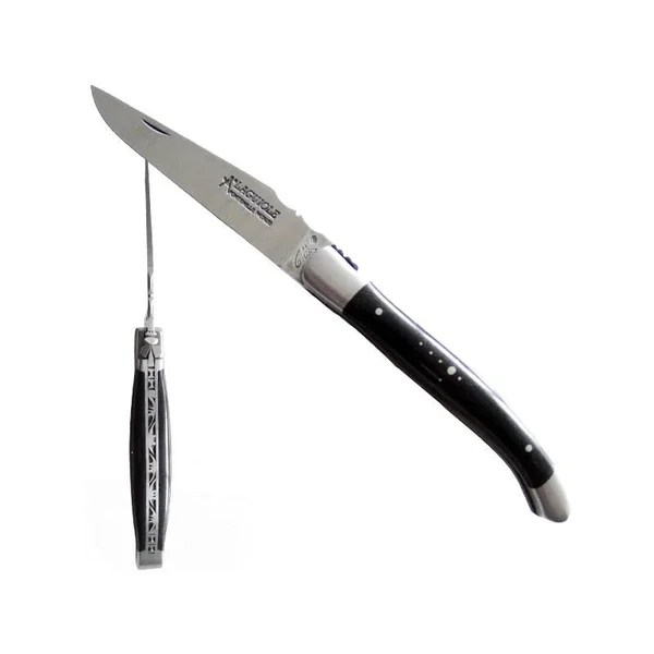 Laguiole Ebony Wood Handle Collector&s Knife