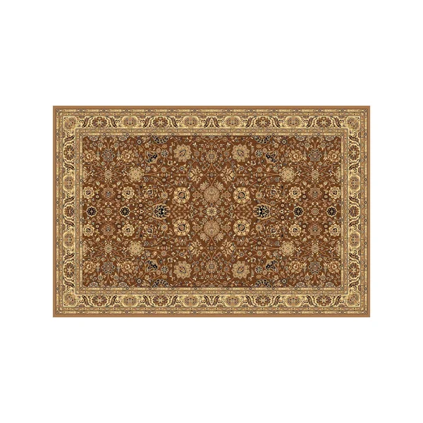 Rugs America New Vision 1332 5&3x22 Round Brown Rug