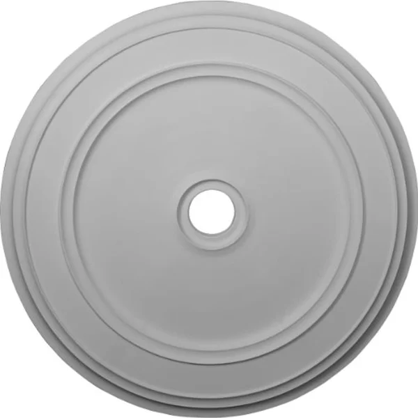 Ekena Millwork CM41CL 41 1/8x22OD x 4x22ID x 2 1/8x22P Classic Ceiling Medallion (Fits Canopies Up to 5 1/2x22)