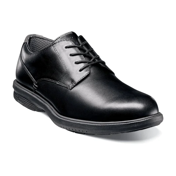 Nunn Bush Men's Marvin Street Plain Toe Oxford Black 10.5 M