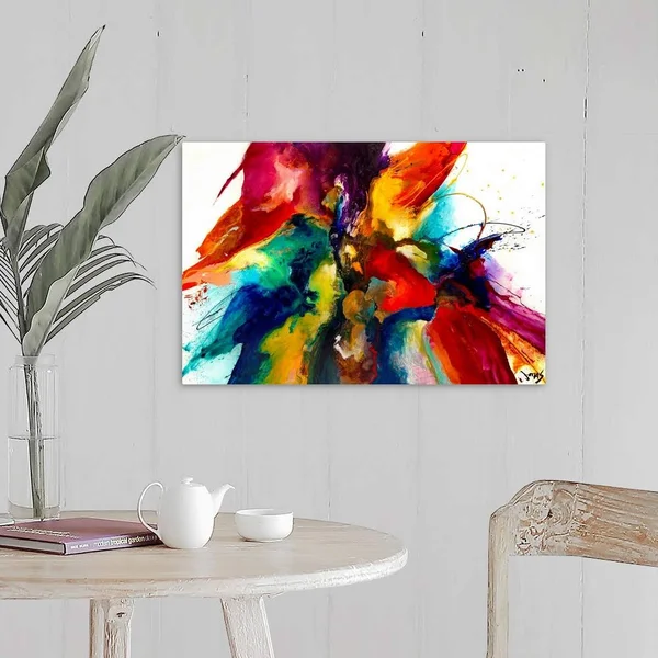 Flourish III, Canvas Wall Art, 24x16, Great Big Canvas