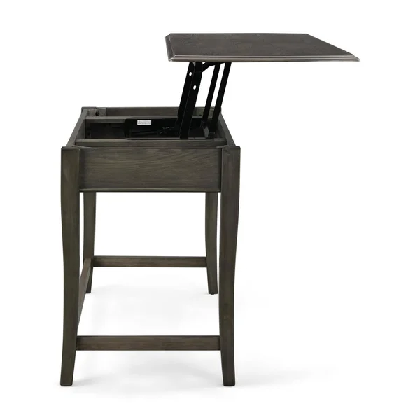 Noble House Damari Transitional Lift-Top Standing Desk, Gray