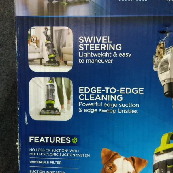 Bissell CleanView Swivel Pet 2316 Upright Vacuum - Bagless - Sparkle Silver/cha cha lime
