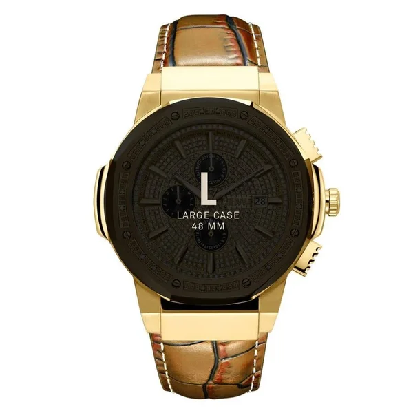 JBW Saxon, JB-6101L-10D Gold Male Watch