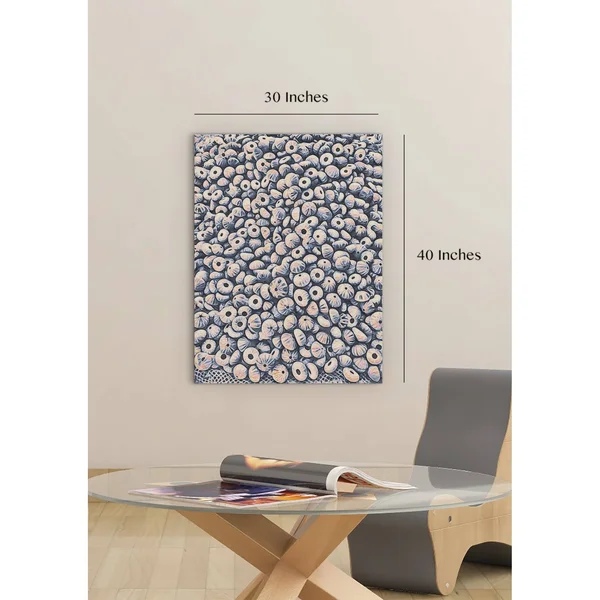 36x22 x 24x22 Endless Shells Premium Stretched Canvas by Amrita Sen in Multi-Color