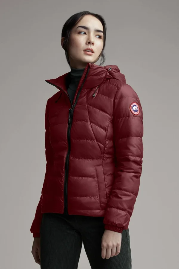 Canada Goose Women's Abbott Down Hoody (Women, Bordeaux, XS)