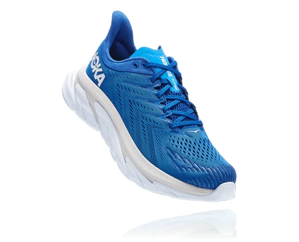 Hoka One One Men's Clifton Edge Shoe - 9 - Turkish Sea - White
