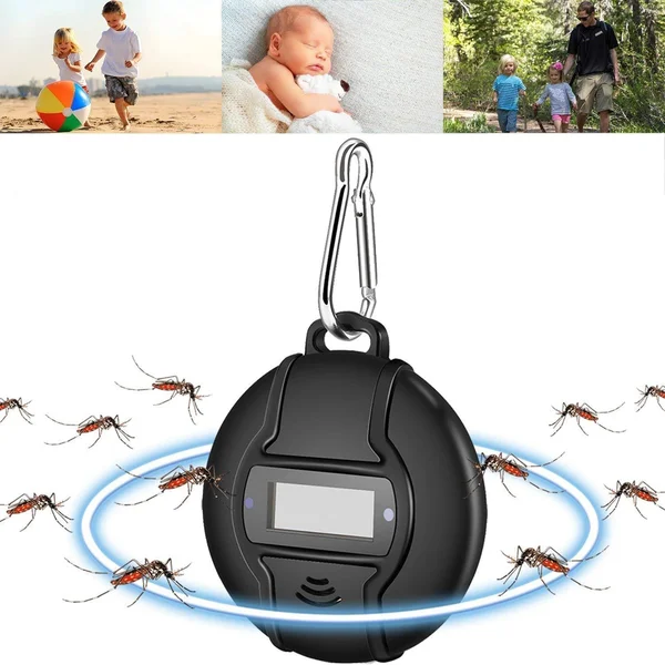 Solar Portable Ultrasonic Pest Repeller - Anti Mosquito Ultrasonic PES