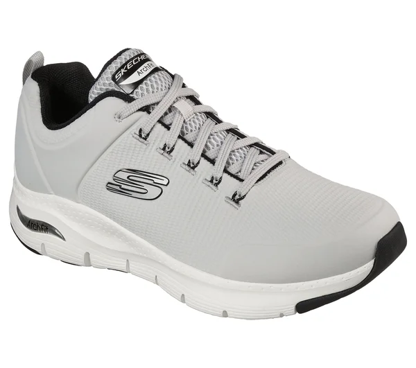 Skechers Arch Fit - Titan Light Gray/Black - Size 7.0
