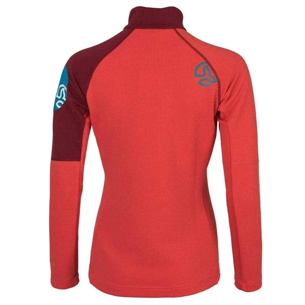 Ternua Lemika Half Zip Fleece Red Women Xs