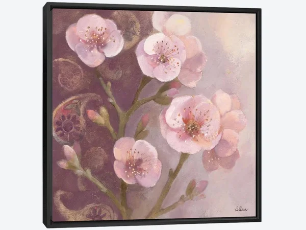 Framed Canvas Art - Gypsy Blossoms I by Albena Hristova ( Floral & Botanical > Flowers > Blossoms > Cherry Bloss