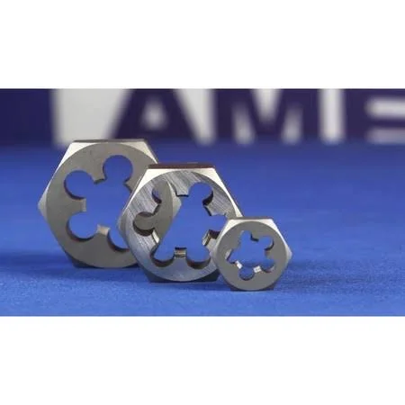 Drill America M42 x 1.5 Carbon (Black) Steel Hex Die, DWTSMH42X1.5