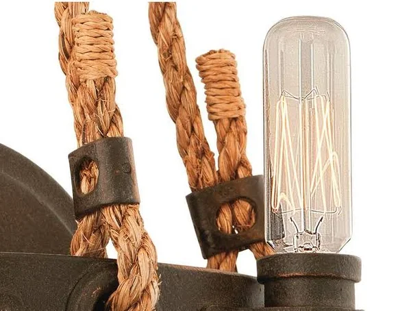 Troy Lighting Pike Place 2 Light Wall Sconce, Shipyard Bronze - B3122