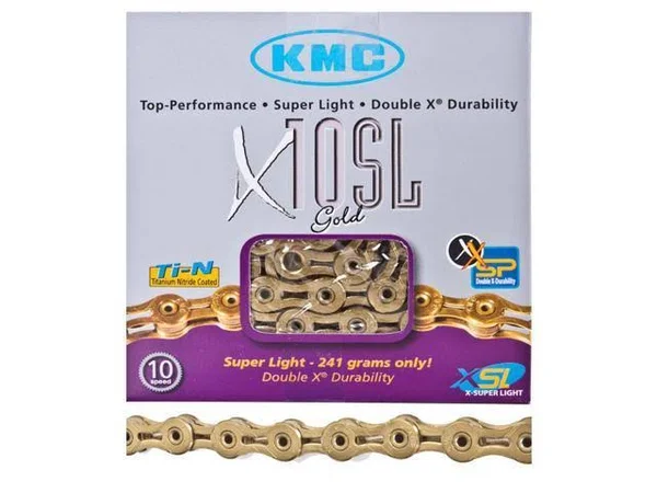 KMC X10SL 10-Speed Chain - Gold