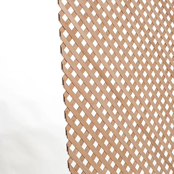 American Pro Decor 23-5/8 in. x 47-1/4 in. x 1/8 in. Unfinished Diagonal Solid Alder Mini Lattice Panel Insert