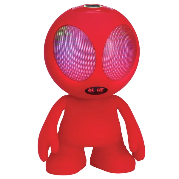 Supersonic Bluetooth Alien Portable Speaker (Red)