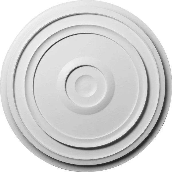 24 3/8x22OD x 1 1/8x22P Traditional Reece Ceiling Medallion (Fits Canopies Up to 5 7/8x22), Hand-Painted Pot of Cream Crackle