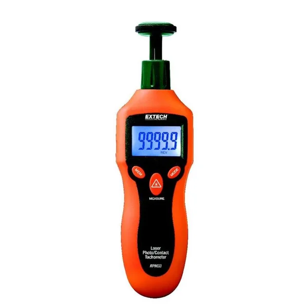 Extech RPM33 Contact/Laser Photo Tachometer