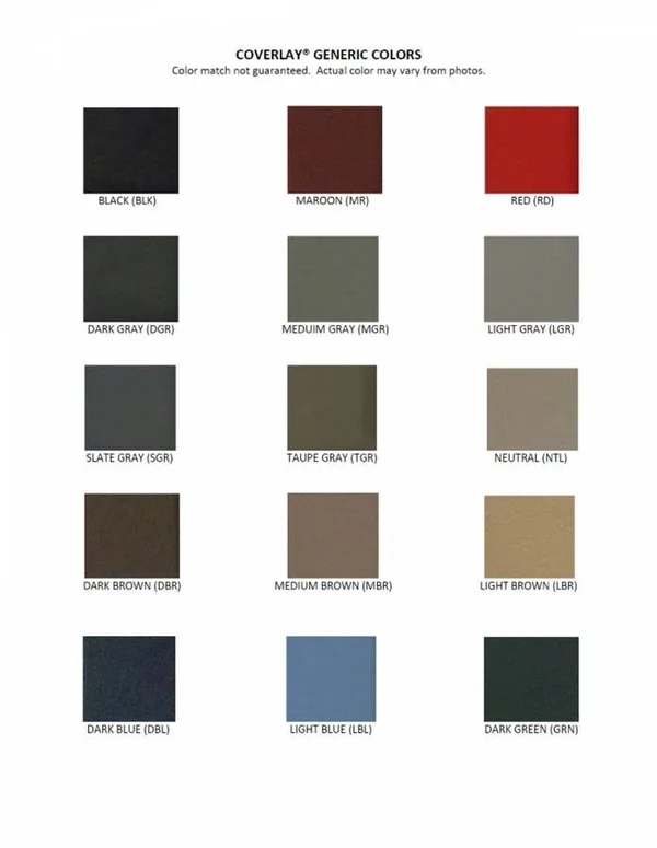 Coverlay Dash Cover - 18-714V-BLK