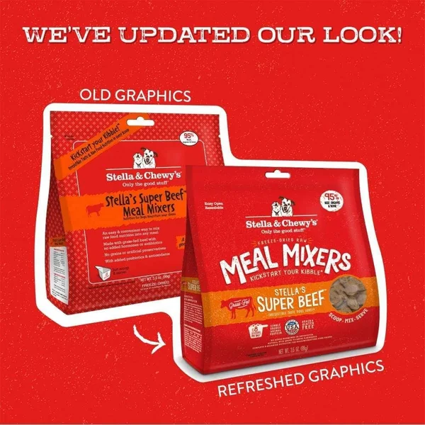 Stella & Chewy&s Super Beef Freeze-Dried Meal Mixers 35oz