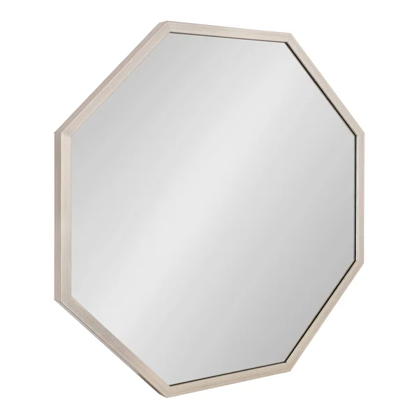 Kate and Laurel Laverty 28-in L x 28-in W Octagon Silver Framed Wall Mirror, 218781