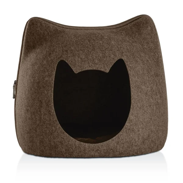 FurHaven Felt Cubby - Cat Shape Cutout Pet Bed
