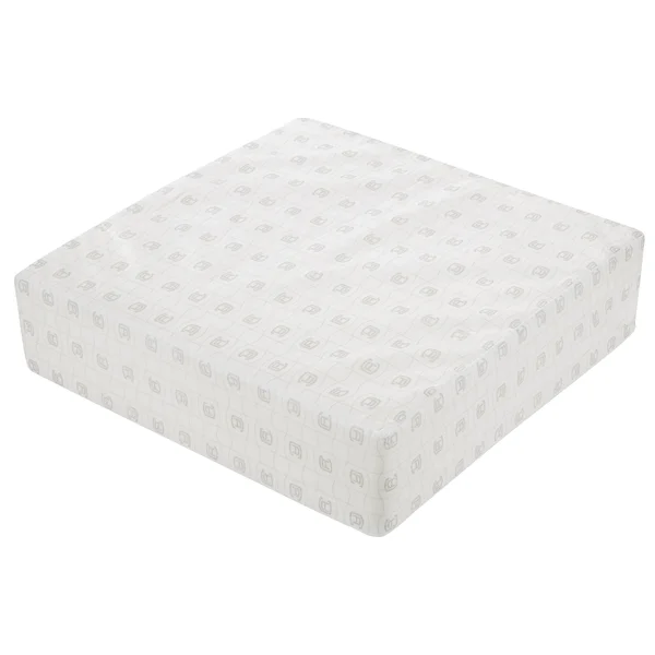 Classic Accessories Ravenna Water-Resistant 23 x 23 x 5 inch Square Patio Seat Cushion Slip Cover & Foam, Spice