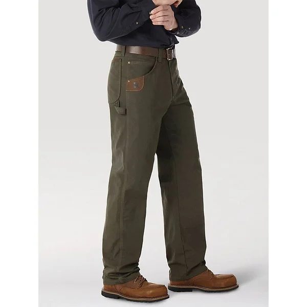Wrangler Men's Riggs Workwear Carpenter Jean (46x32 Loden)