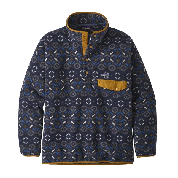 Patagonia Men's Synchilla Snap-T Fleece Pullover - Tundra Cluster/New Navy - XXL