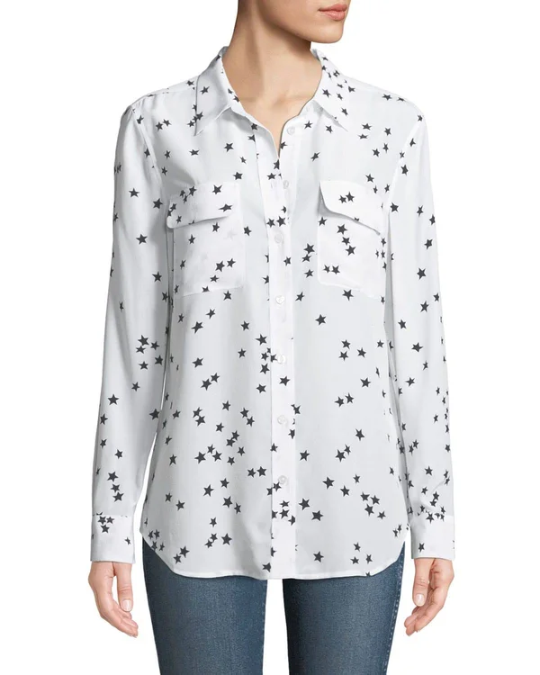 Equipment Slim Signature Silk Shirt