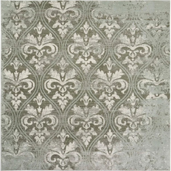 Porch & den Sutton Grey Area Rug - 8& Square