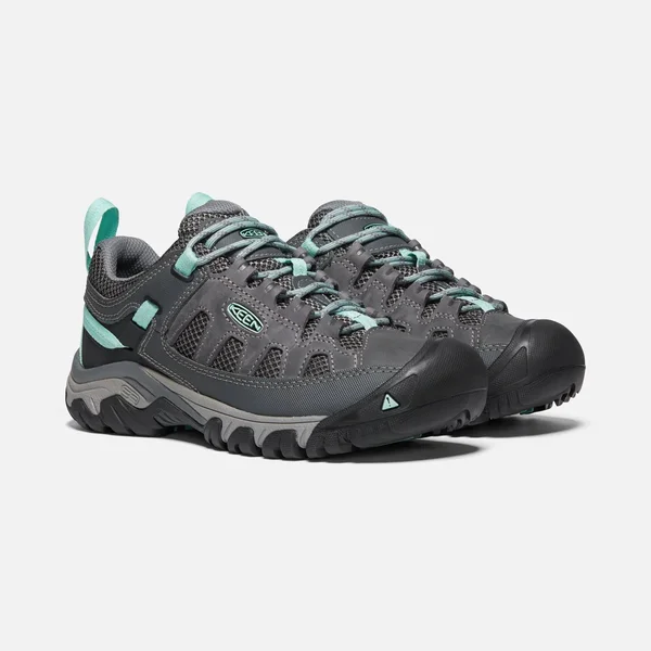 Keen Women's Targhee Vent Shoe - 8 - Steel Grey, Ocean Wave